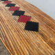 Table basse rotin bambou années 60