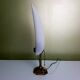 Lamp in gilded brass and perspex style 50 / 60