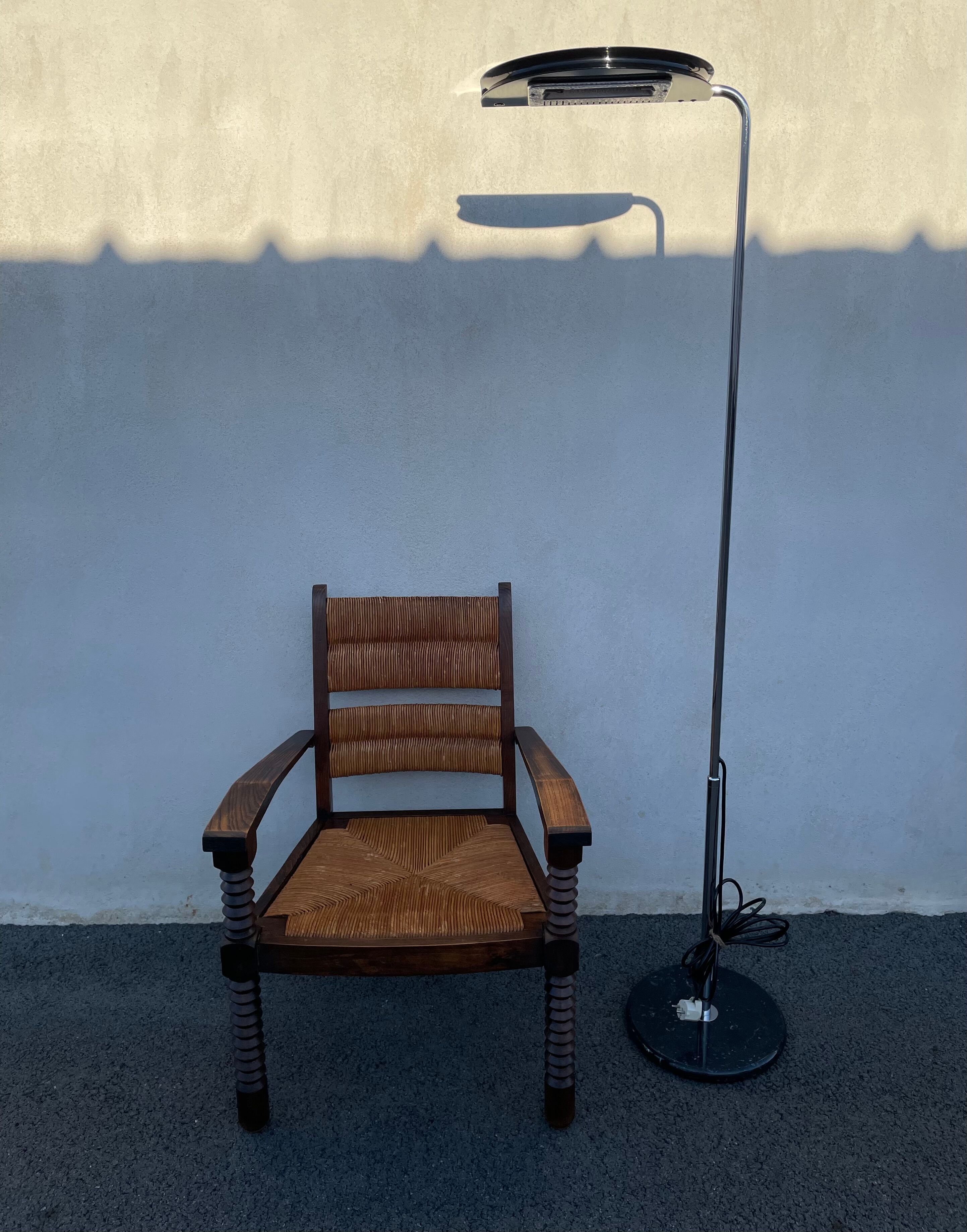 Mezzaluna floor lamp by Bruno Gecchelin for Skipper and Pollux 1974
