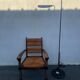 Mezzaluna floor lamp by Bruno Gecchelin for Skipper and Pollux 1974