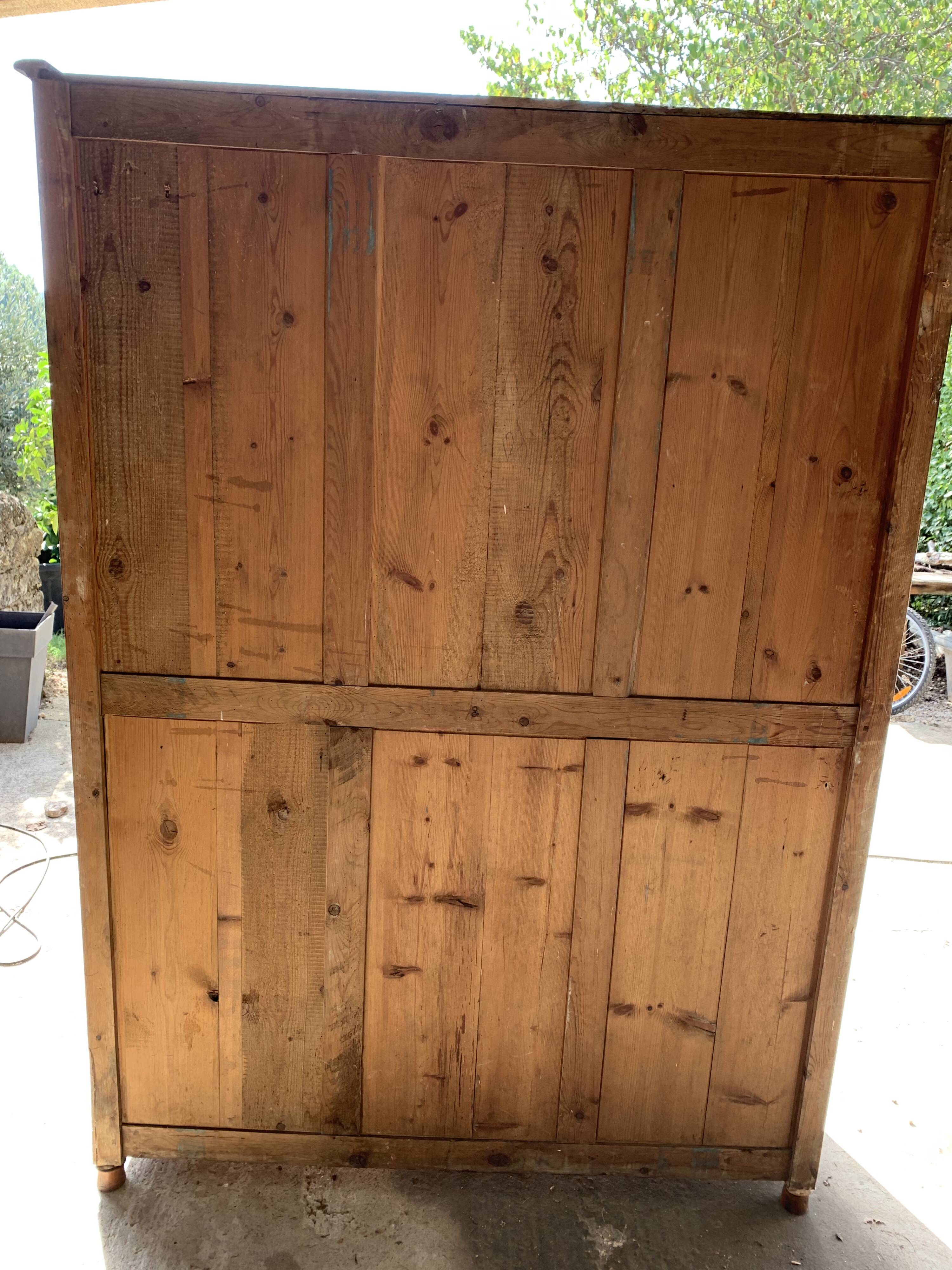 Large pine wardrobe