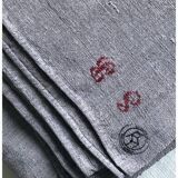 Old Harvest Tablecloth in Pure Lilac Dyed Hemp