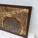 wall ceramic with wooden frame