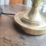 Golden brass desk/banker's lamp