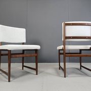Chaises de salle à manger scandinaves en teck des années 1960.