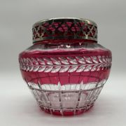 Pique-fleurs en cristal du VSL d'époque ART DECO