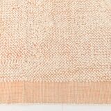 6x10 Pale Salmon Beige Handmade Contemporary Vintage Rug