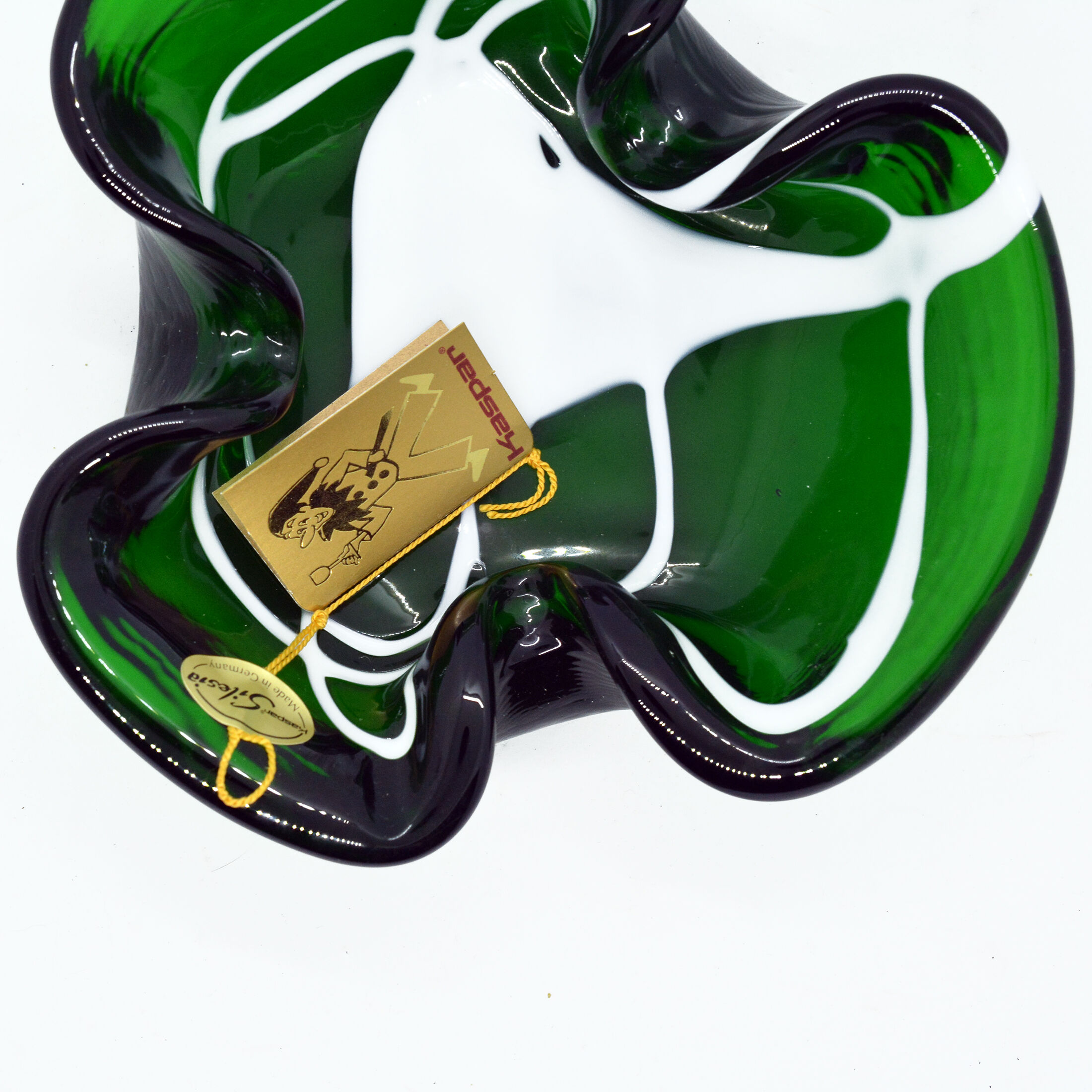 Kaspar Single Art glass ashtray, Germany 1970s