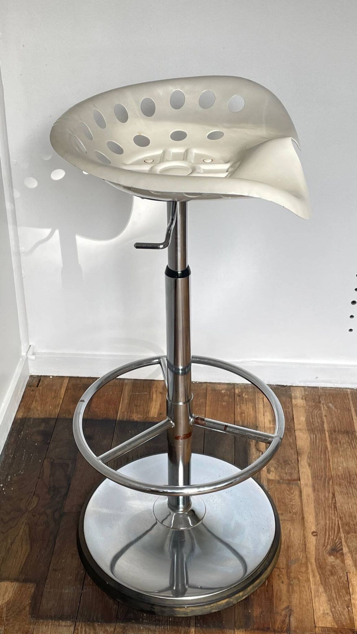 Tabouret haut mirima vintage assise tracteur