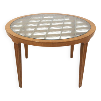 Walnut coffee table, Ferdinand Lundquist & Co. Swedish Modern, Sweden, 1940