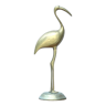 Brass flamingo sculpture, 60s