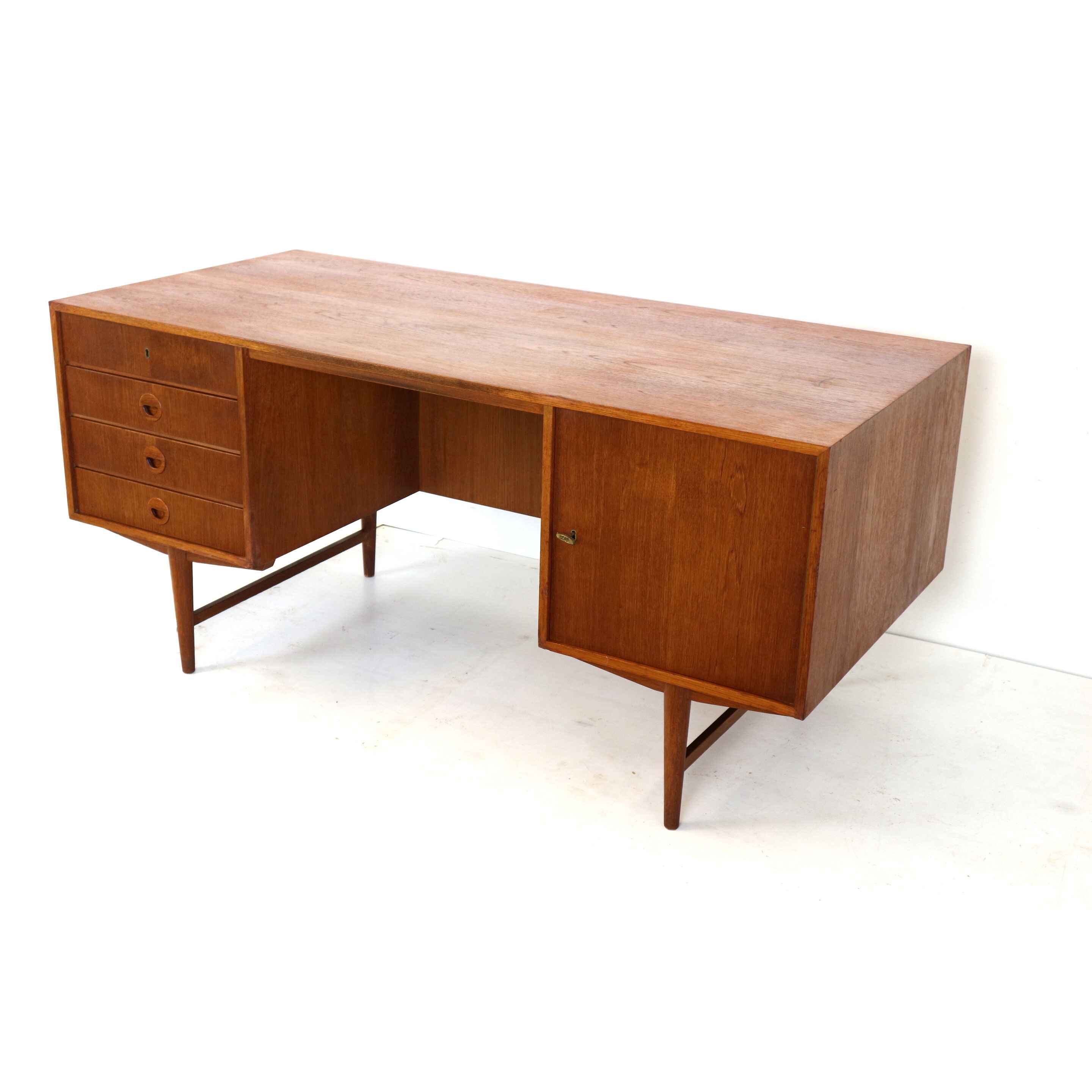 Vintage freestanding danish desk made in the 1960s