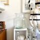 Vase en verre transparent