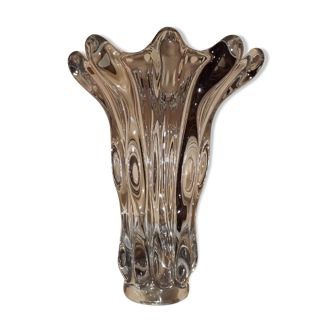Giraffe head vase in crystal cascade Crystal-crystal Vannes-le-Châtel Crystal