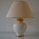 Lampe de table ceramique craquelee