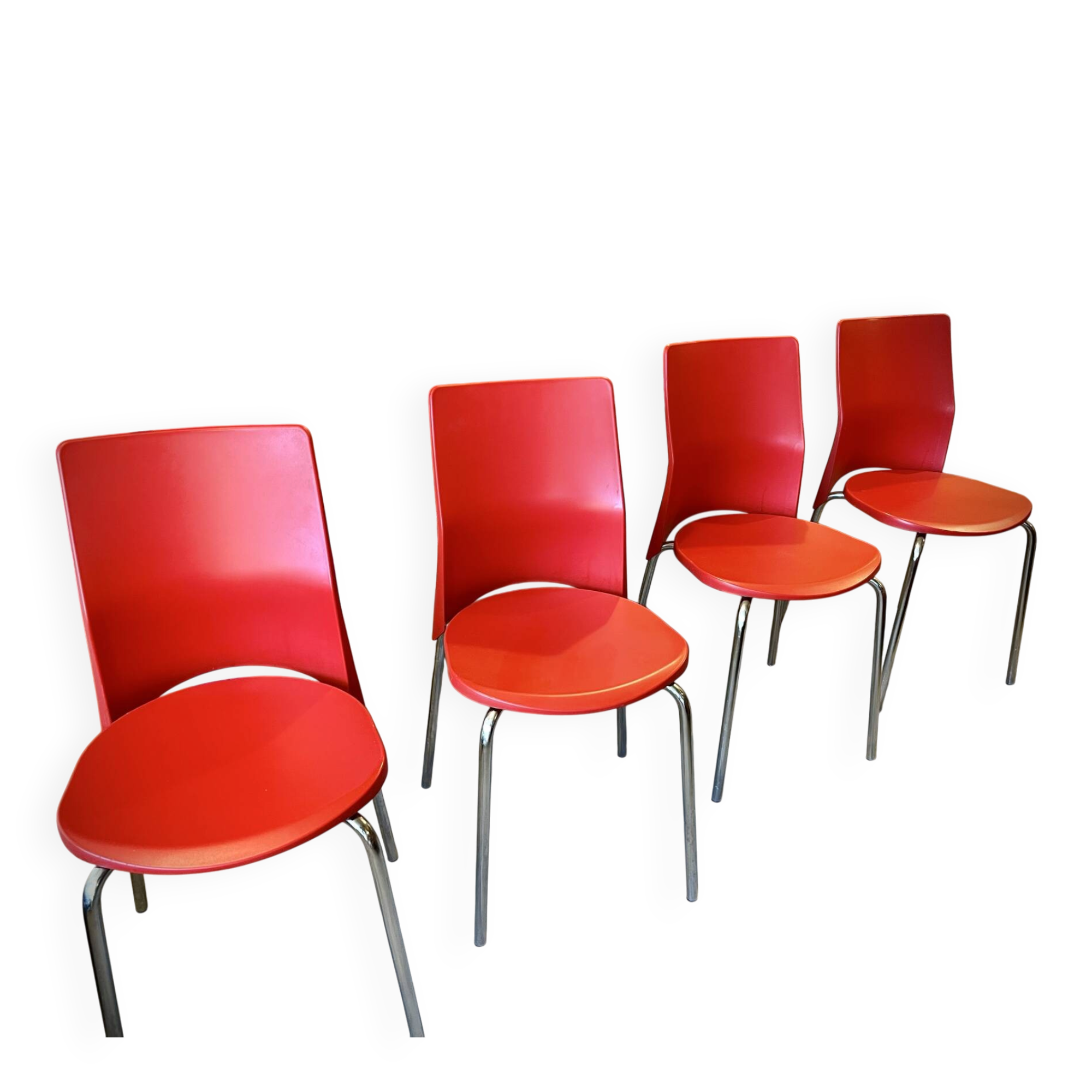Four flor isis olaf von bohr chairs