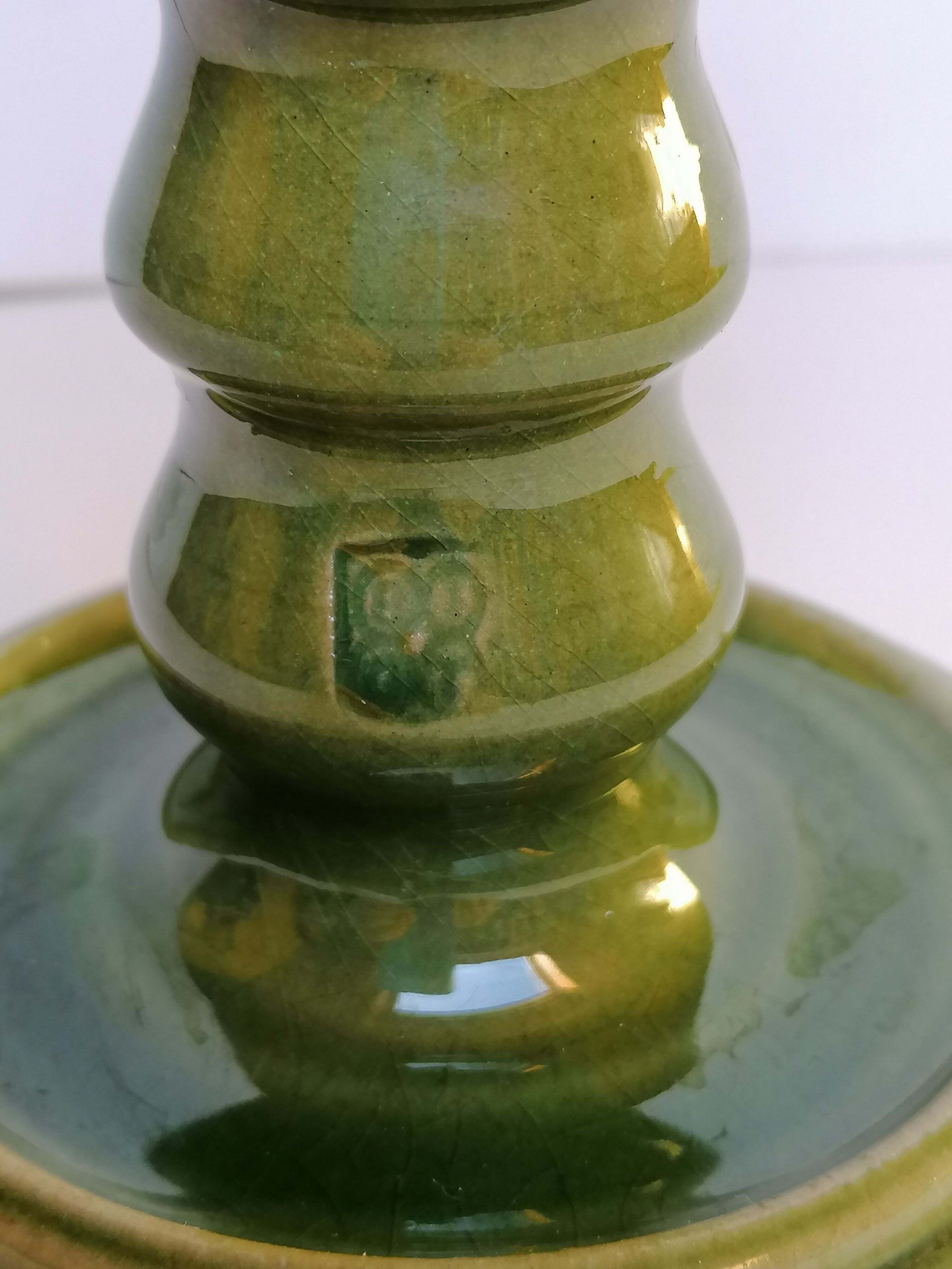 Biot ceramic candlestick