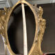 Large planter in gilded bronze Art nouvelles