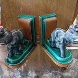 Serre livres éléphant année 50