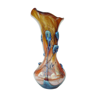 Michèle Luzoro (1949) glass vase