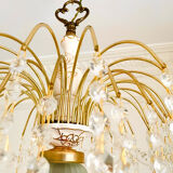 Lustre en verre de Murano ambré – Italie