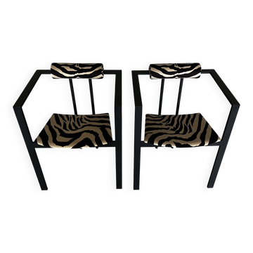 Trix Chairs by Karl-Friedrich Förster for KFF Set of Two | Newly Upholstered
