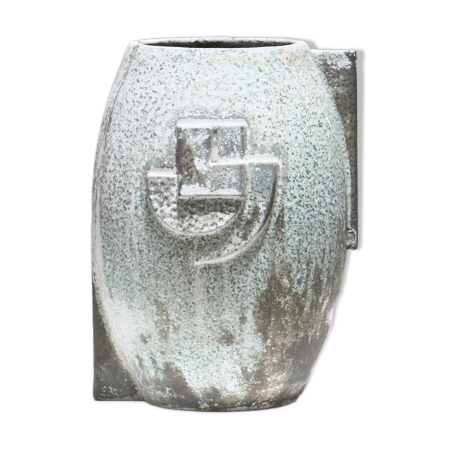 Art Deco Glazed Ceramic Vase, 1930s