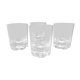 Suite of 4 glasses of daum crystal whisky model orval
