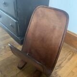 Leather magazine door 60s signed Jean Roc Dunkerque