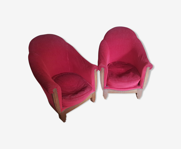 Lot de deux fauteuils années 1930