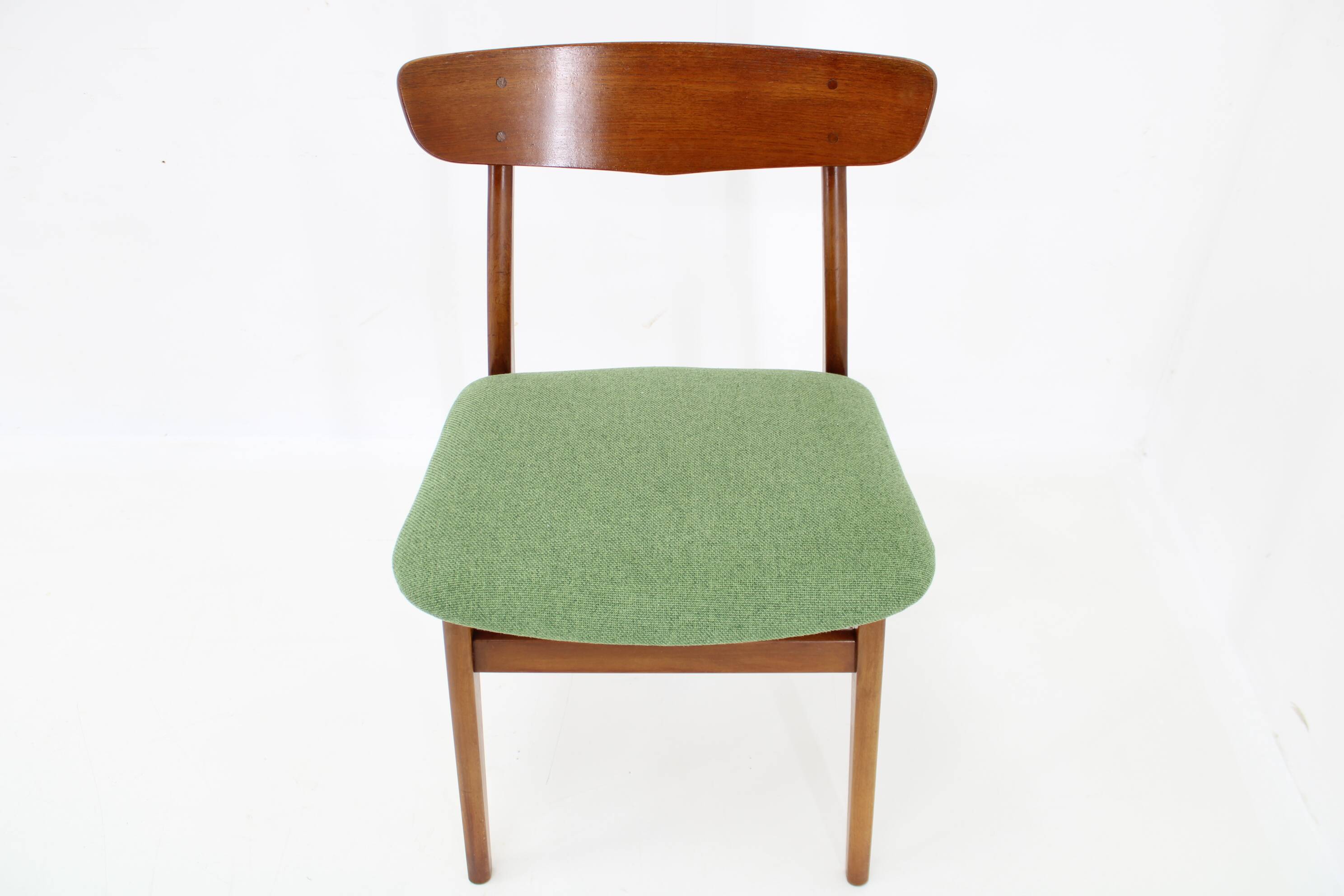 1960s Set of Three Danish Teak Chairs, Restored