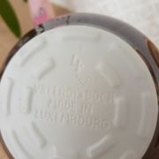Brown glazed milk jar Villeroy & Boch Made in Luxembourg - vintage