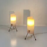 Pair of vintage tripod lamps, 1960s