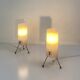Paire de lampes tripodes vintage, 1960s