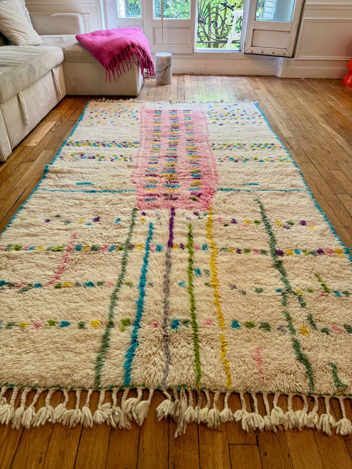 Beni Ouarain Berber rug 100% wool