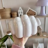 Catch-all, dish, hand ashtray in ceramic