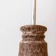 XXL ceramic floor lamp with shade - 1960s