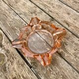 Cendrier en rosaline vintage