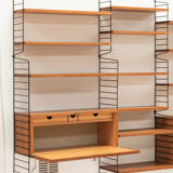 3-Piece wall unit by Nisse Strinning for String, Sweden, 1960s