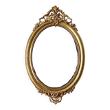 Miroir Ancien  Napoléon d'époque à la feuille d'or