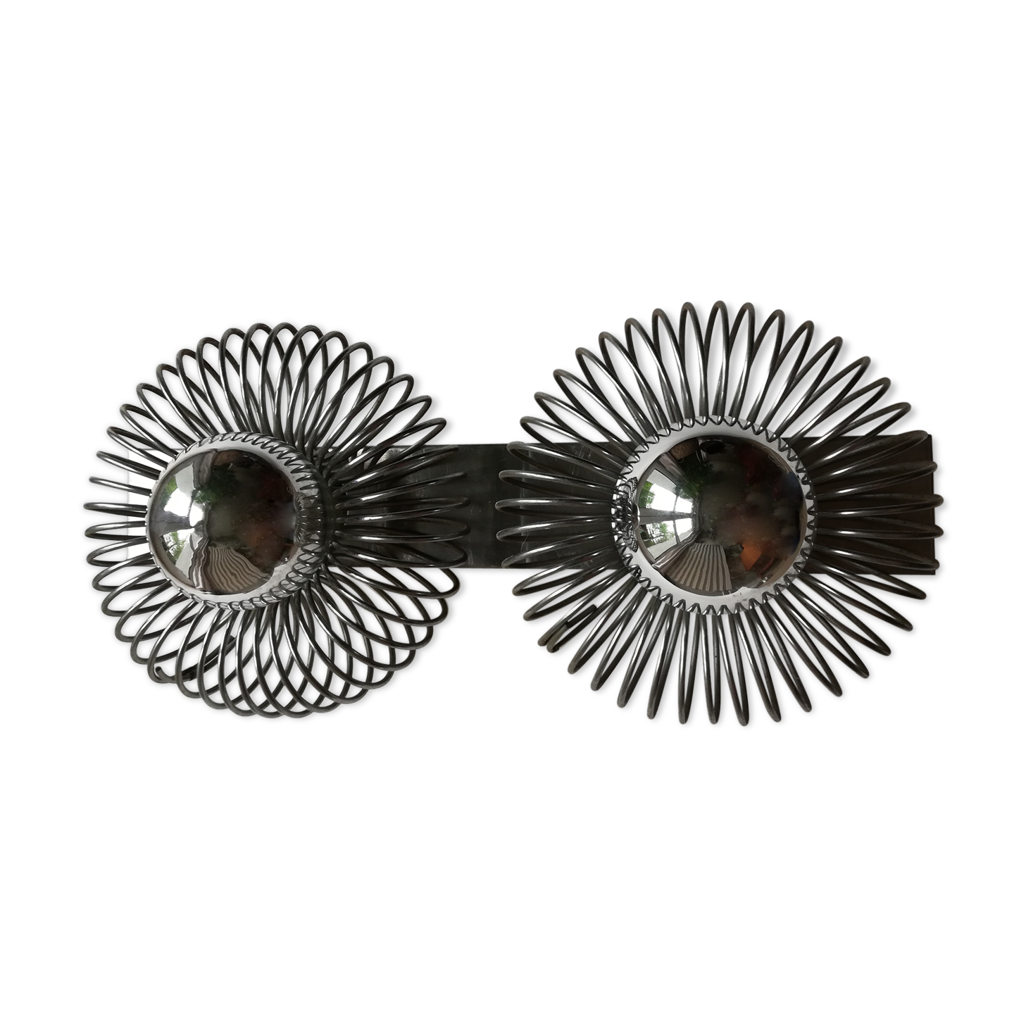 Space age sconce by Andréa Lazzari 70s