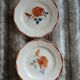 8 antique dessert plates from Digoin and Sarreguemines