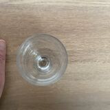 Verre à liqueur gravé