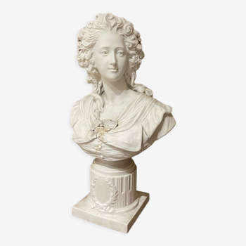 Biscuit bust of Marie Louise of Savoy