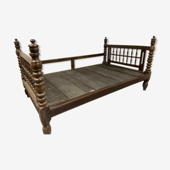 Exotic wood bed