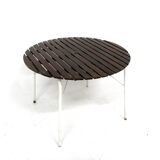 Teak and metal garden table, Sweden, 1960