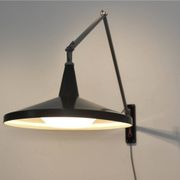 Gispen Panama Wall Lamp No. 4050 by Wim Rietveld & André Cordemeyer – Black