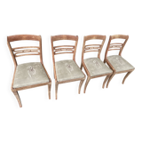 4 chairs signed M Hirch from the 50s/60s.