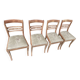 4 chairs signed M Hirch from the 50s/60s.