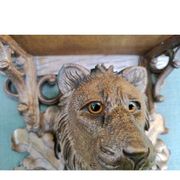 2 magnificent consoles/shelves in carved wood "FROM THE BLACK FOREST"